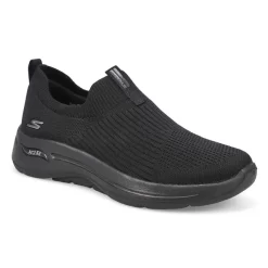 Skechers Womens Go Walk Arch Fit Iconic Shoe - Black