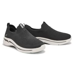 Skechers Womens GoWalk Arch Fit Iconic Wide Sneaker -Fashion Shoes Shop https3A2F2Fwww.softmoc.com2FItems2Fimages2F124409W BLK XX4.jpg 640x