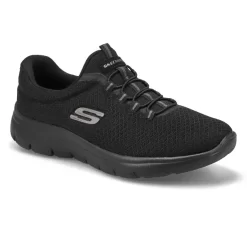 Skechers Womens Summits Sneaker - Black