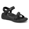 Skechers Womens GoWalk Wide Sport Sandal - Black