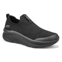 Skechers Womens DLux Walker Quick Upgrade Sneaker- Blk