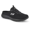 Skechers Womens Summits Open Back Sneaker -Black