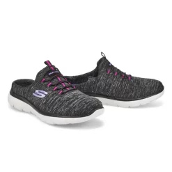Skechers Womens Summits Open Back Sneaker - Black -Fashion Shoes Shop https3A2F2Fwww.softmoc.com2FItems2Fimages2F149531 BKPR XX4.jpg 640x