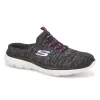 Skechers Womens Summits Open Back Sneaker - Black