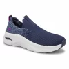 Skechers Womens Arch Fit DLux Slip On Sneaker - Navy
