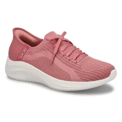 Skechers Womens Ultra Flex 3.0 Slip Ins Sneaker -Mauve