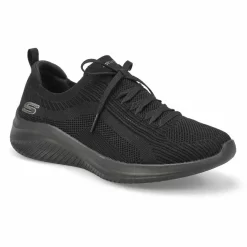 Skechers Womens Ultra Flex 3.0 Sneaker - Black