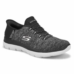 Skechers Womens Summits Slip-Ins Sneaker - Black