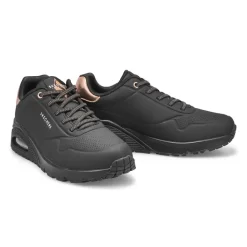 Skechers Womens Uno Metallic Trim Sneaker -Fashion Shoes Shop https3A2F2Fwww.softmoc.com2FItems2Fimages2F155196 BBK XX4.jpg 640x