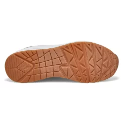 Skechers Womens Uno Shimmer Away Sneaker - White -Fashion Shoes Shop https3A2F2Fwww.softmoc.com2FItems2Fimages2F155196 WHT XX3.jpg 640x