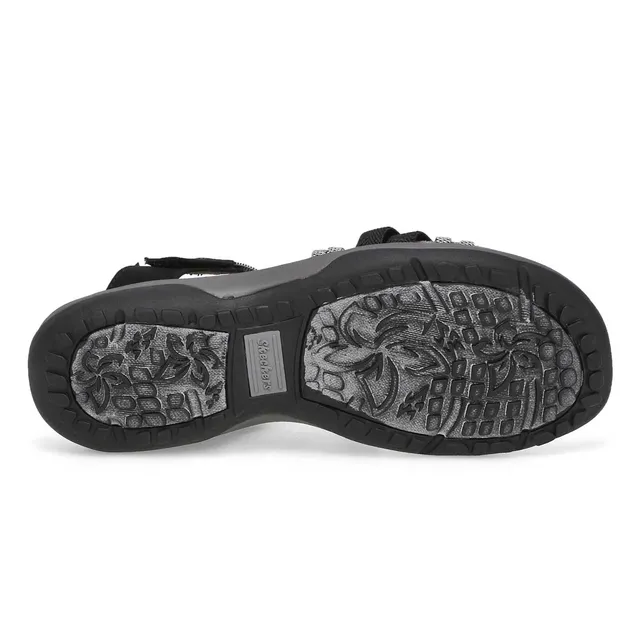 Skechers Womens Reggae Slim Sandal - Black/Charcoal 3 Skechers Womens Reggae Slim Sandal - Black/Charcoal - Image 3