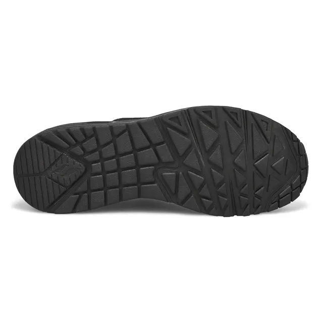 Skechers Womens Uno Everywear Sneaker - Black/ Black 3 Skechers Womens Uno Everywear Sneaker - Black/ Black - Image 3