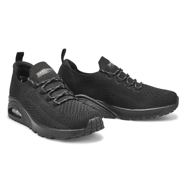 Skechers Womens Uno Everywear Sneaker - Black/ Black 4 Skechers Womens Uno Everywear Sneaker - Black/ Black - Image 4