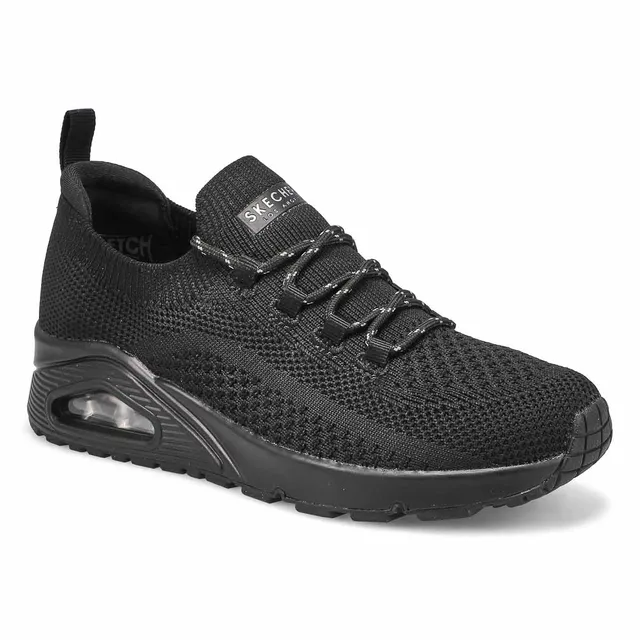 Skechers Womens Uno Everywear Sneaker - Black/ Black 1 Skechers Womens Uno Everywear Sneaker - Black/ Black