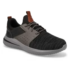 Skechers Mens Delson Camben 3.0 Sneaker - Black/Grey