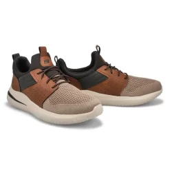 Skechers Mens Delson 3.0 Cicada Sneaker - Brown/Tan -Fashion Shoes Shop https3A2F2Fwww.softmoc.com2FItems2Fimages2F210238 BRTN XX4.jpg 640x