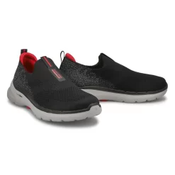 Skechers Mens Go Walk 6 Slip On - Black/Red -Fashion Shoes Shop https3A2F2Fwww.softmoc.com2FItems2Fimages2F216202 BKRD XX4.jpg 640x