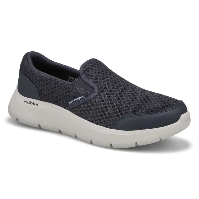Skechers Mens Go Walk Flex Request Sneaker- Navy/Grey 1 Skechers Mens Go Walk Flex Request Sneaker- Navy/Grey