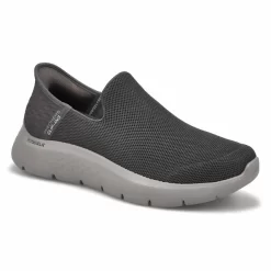 Skechers Mens Go Walk Flex Slip-In Sneaker - Dark Grey