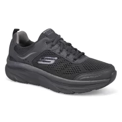 Skechers Mens DLux Walker Sneaker - Black