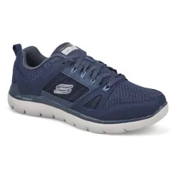 Skechers Mens Summits New World Sneaker - Navy/Wide