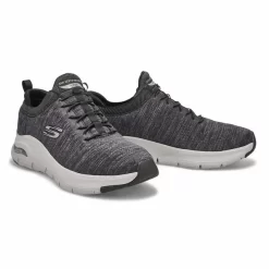 Skechers Mens Arch Fit Lace Up Sneaker - Black/Grey -Fashion Shoes Shop https3A2F2Fwww.softmoc.com2FItems2Fimages2F232301 BKGY XX4.jpg 640x