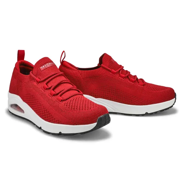 Skechers Mens Uno Slip On Sneaker - Red 4 Skechers Mens Uno Slip On Sneaker - Red - Image 4