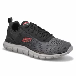 Skechers Mens Track Ripkent Sneaker - Black / Charcoal