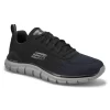 Skechers Mens Track Ripkent Sneaker - Navy/ Black