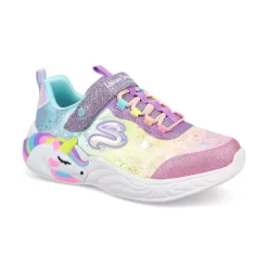 Skechers Girls Unicorn Dreams Sneaker - Purple/Multi