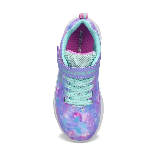 Skechers Girls Microspec Max Spiral - Lavender/Multi 2 Skechers Girls Microspec Max Spiral - Lavender/Multi - Image 2