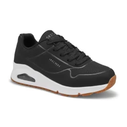 Skechers Girls Uno Gen 1 Sneaker - Black