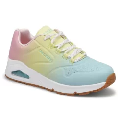 Skechers Girls Uno Gen 1 Spectrum Air Sneaker - Multi