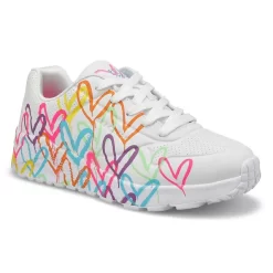 Skechers Girls JGoldcrown Uno Lite Sneaker - Multi