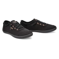 Skechers Womens Bobs B Cute Sneaker - Black/Black -Fashion Shoes Shop https3A2F2Fwww.softmoc.com2FItems2Fimages2F33492 BBK XX4.jpg 640x
