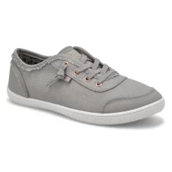 Skechers Womens Bobs B Cute Slip On Sneaker - Grey