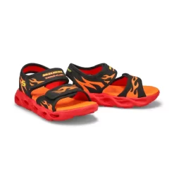 Skechers Boys Themo-Splash Sandal - Black/Red -Fashion Shoes Shop https3A2F2Fwww.softmoc.com2FItems2Fimages2F400102L BKRD XX4.jpg 640x