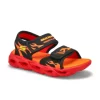 Skechers Boys Themo-Splash Sandal - Black/Red