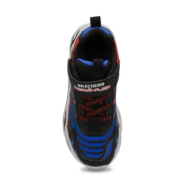 Skechers Boys Thermo-Flash Light Up Sneakers - Black/Blue 2 Skechers Boys Thermo-Flash Light Up Sneakers - Black/Blue - Image 2