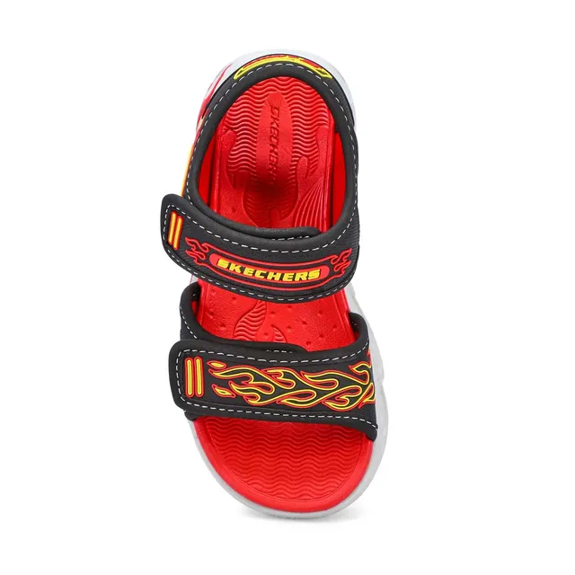 Skechers Boys Thermo Splash Sandal - Black/Red 2 Skechers Boys Thermo Splash Sandal - Black/Red - Image 2