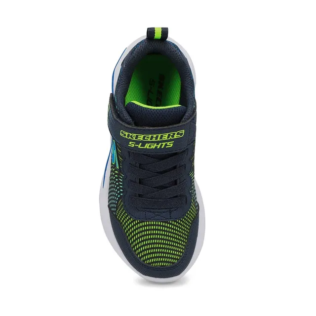 Skechers Boys Erupters IV Sneakers - Navy/Lime 2 Skechers Boys Erupters IV Sneakers - Navy/Lime - Image 2