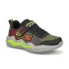 Skechers Boys Erupters IV Light Up Sneaker - Black/Lime