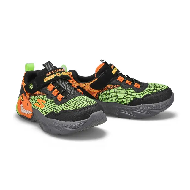 Skechers Boys Dino-Lights Sneaker -Black/ Orange 4 Skechers Boys Dino-Lights Sneaker -Black/ Orange - Image 4