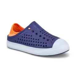 Skechers Boys Guzman Flash Lighted Shoe - Navy/Orange
