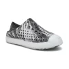 Skechers Boys Guzman Flash Slip On Sneaker - Grey