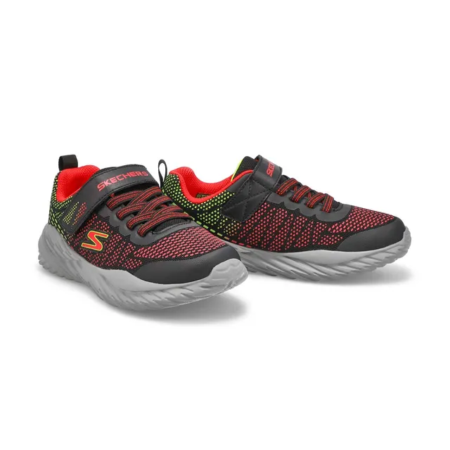 Skechers Boys Nitro Spring Sneaker - Black/Red 4 Skechers Boys Nitro Spring Sneaker - Black/Red - Image 4