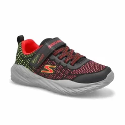 Skechers Boys Nitro Spring Sneaker - Black/Red