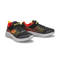 Skechers Boys Microspec Texlor Sneaker - Black/ Red -Fashion Shoes Shop https3A2F2Fwww.softmoc.com2FItems2Fimages2F403770L BKRD XX4.jpg 640x