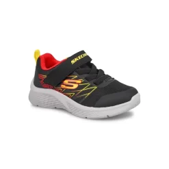 Skechers Infants Microspec Texlor Sneaker - Black/Red