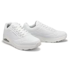 Skechers Mens Uno Stand On Air Sneaker- White/White -Fashion Shoes Shop https3A2F2Fwww.softmoc.com2FItems2Fimages2F52458 WHT XX4.jpg 640x